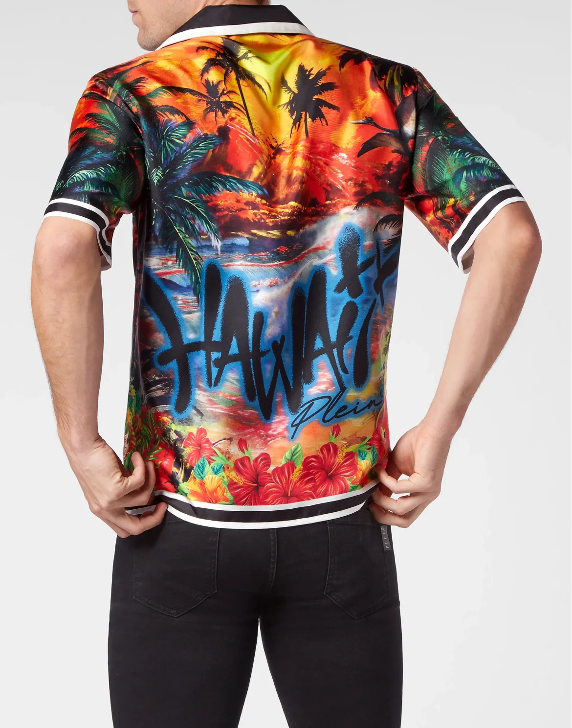 Silk Bowling Shirt SS Hawaii, цвет: Мультиколор
