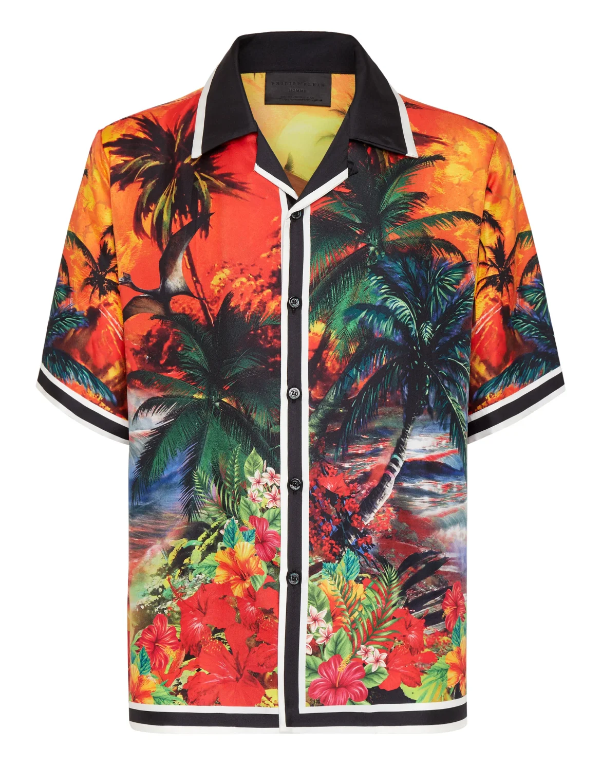 Silk Bowling Shirt SS Hawaii, цвет: Мультиколор