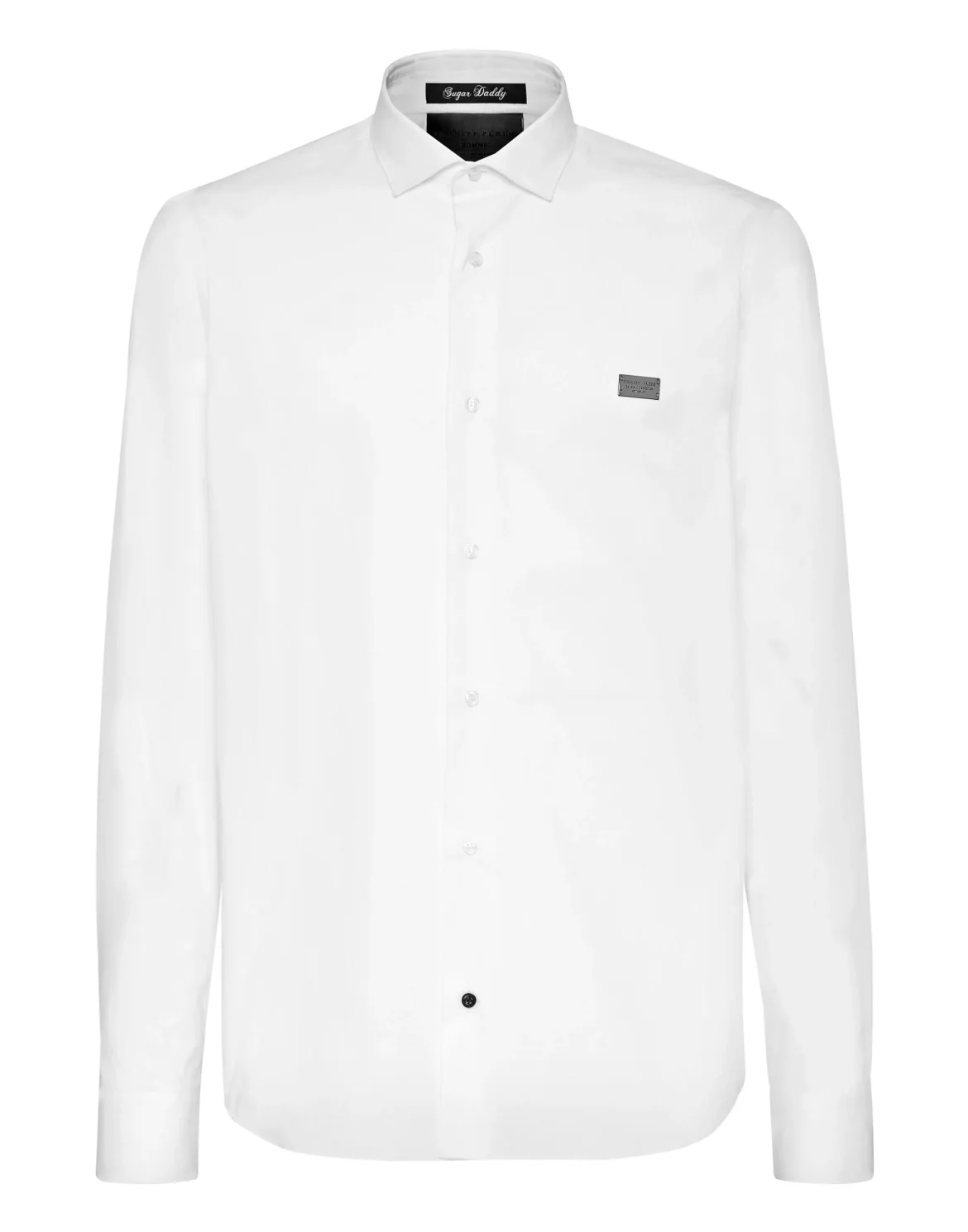 Shirt Sugar Daddy Cut LS Skull&Bones, цвет: Белый