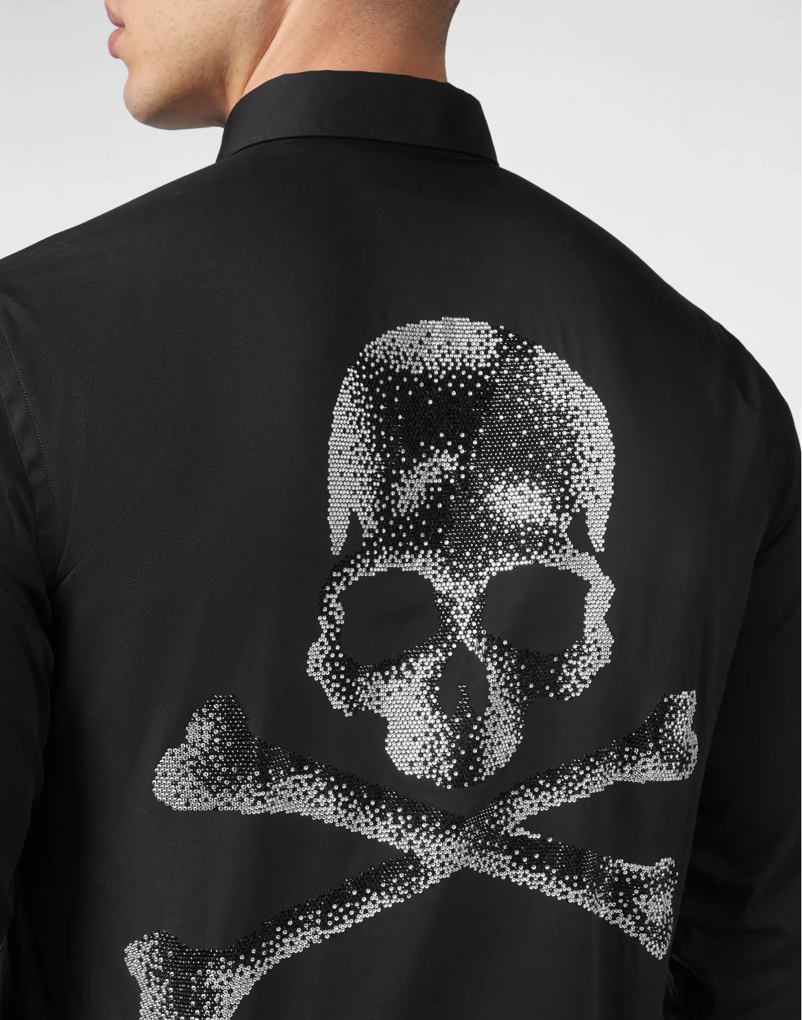 Shirt Sugar Daddy Cut LS Skull&Bones, цвет: Черный