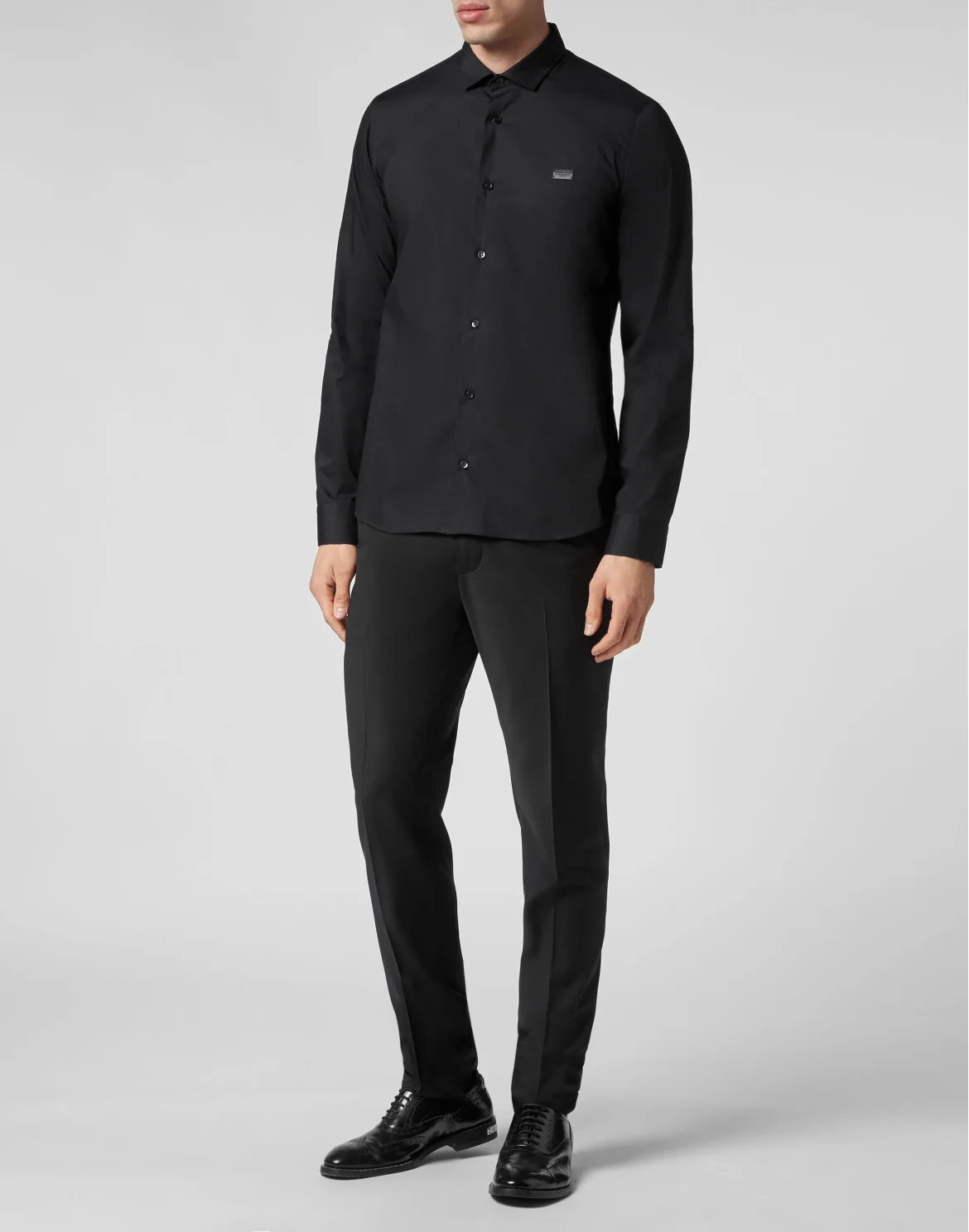Shirt Sugar Daddy Cut LS Skull&Bones, цвет: Черный