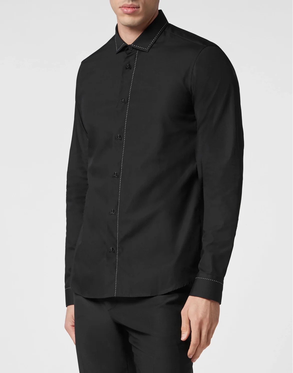 Shirt Sugar Daddy Cut LS, цвет: Черный