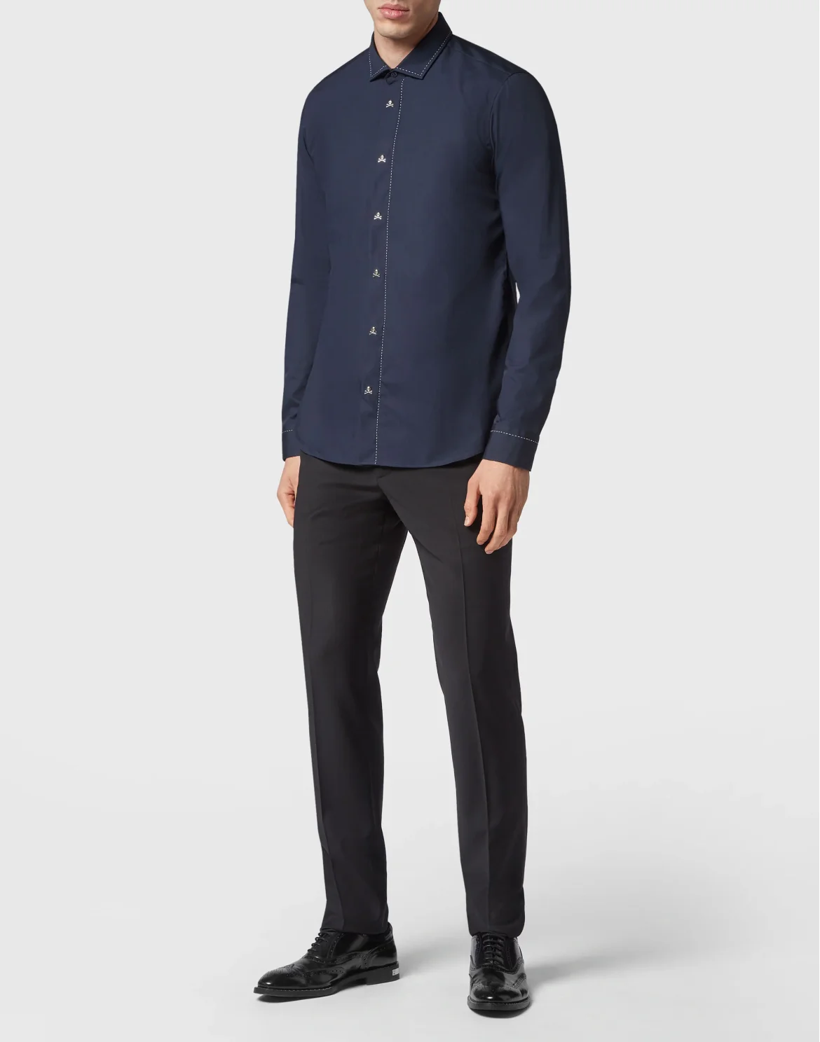 Shirt Sugar Daddy Cut LS, цвет: Синий