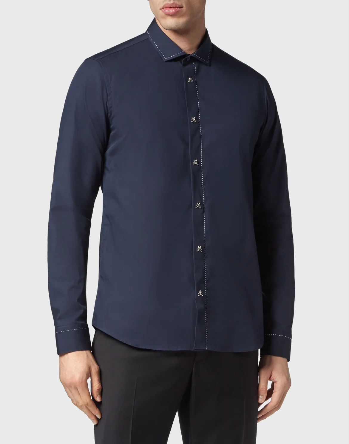 Shirt Sugar Daddy Cut LS, цвет: Синий