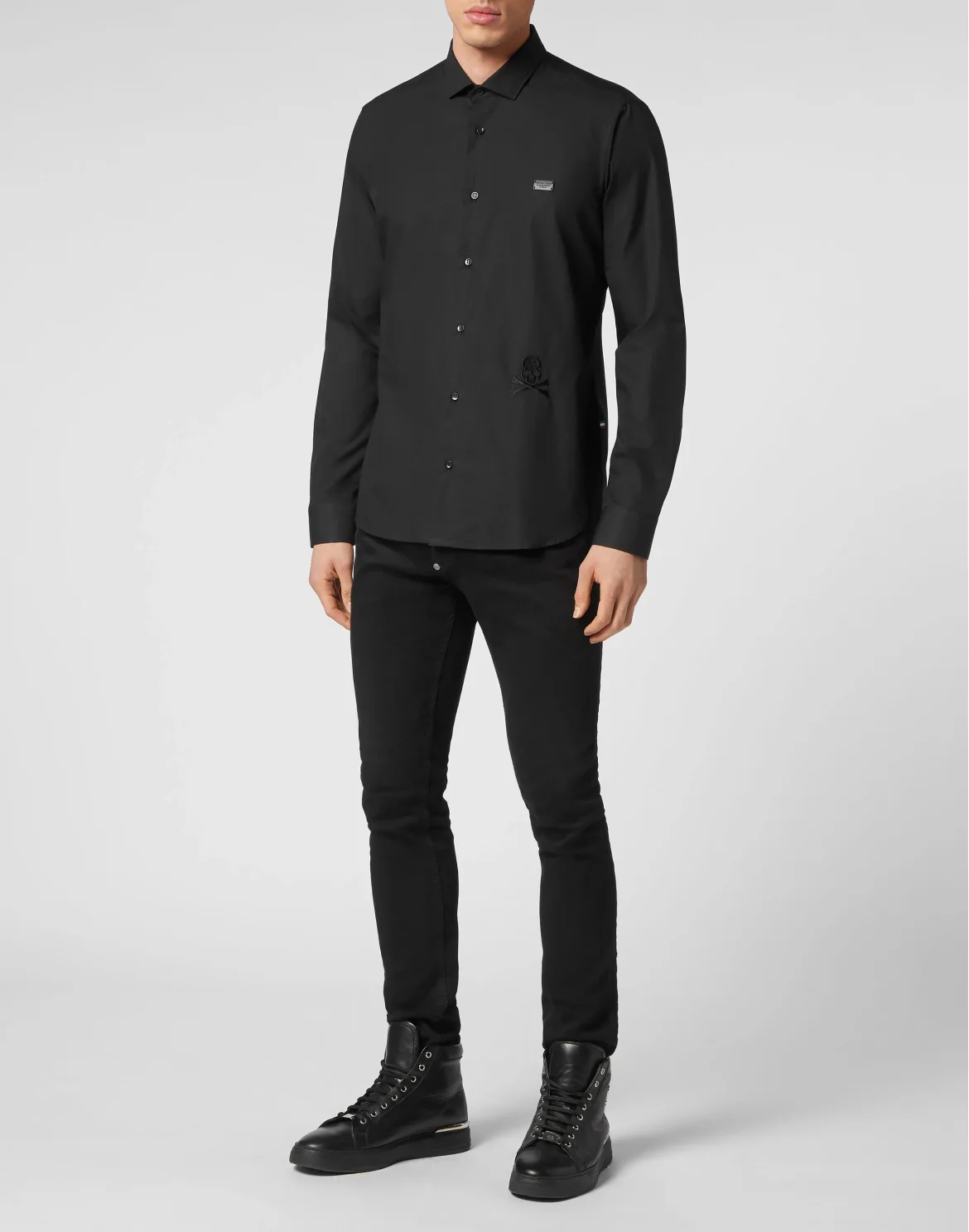 Shirt Sugar Daddy Cut LS Basic, цвет: Черный