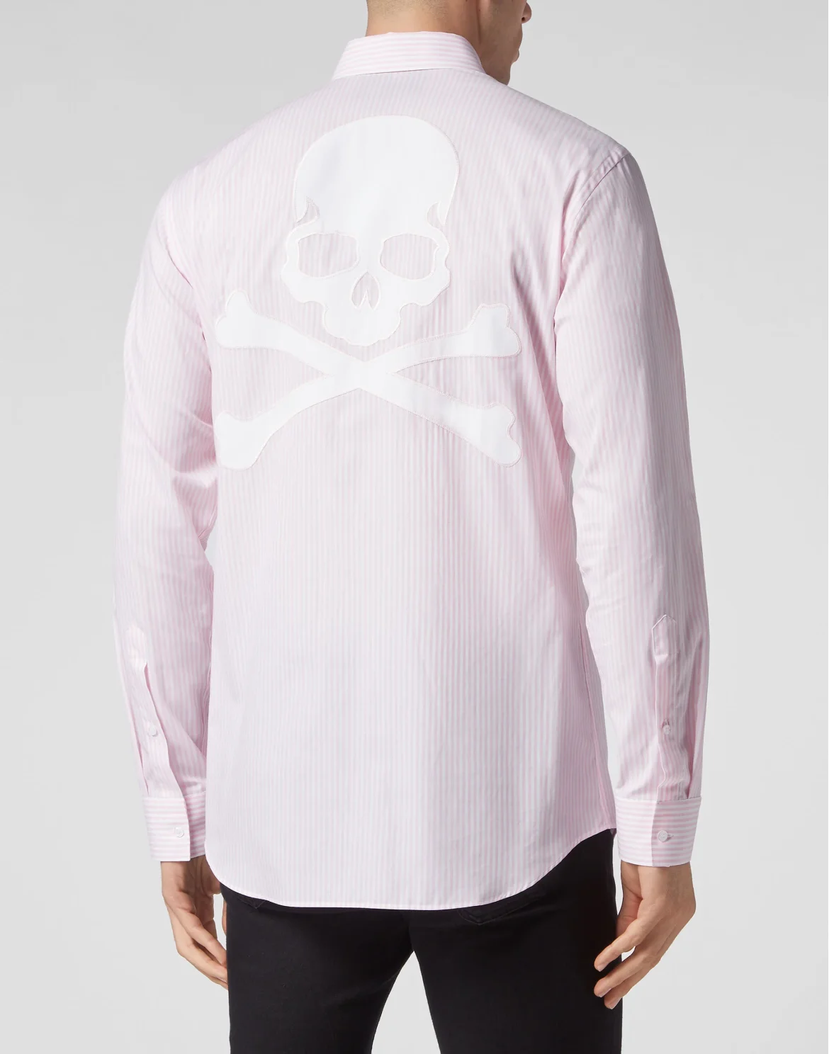 Shirt Slim Fit LS Skull&Bones, цвет: Розовый