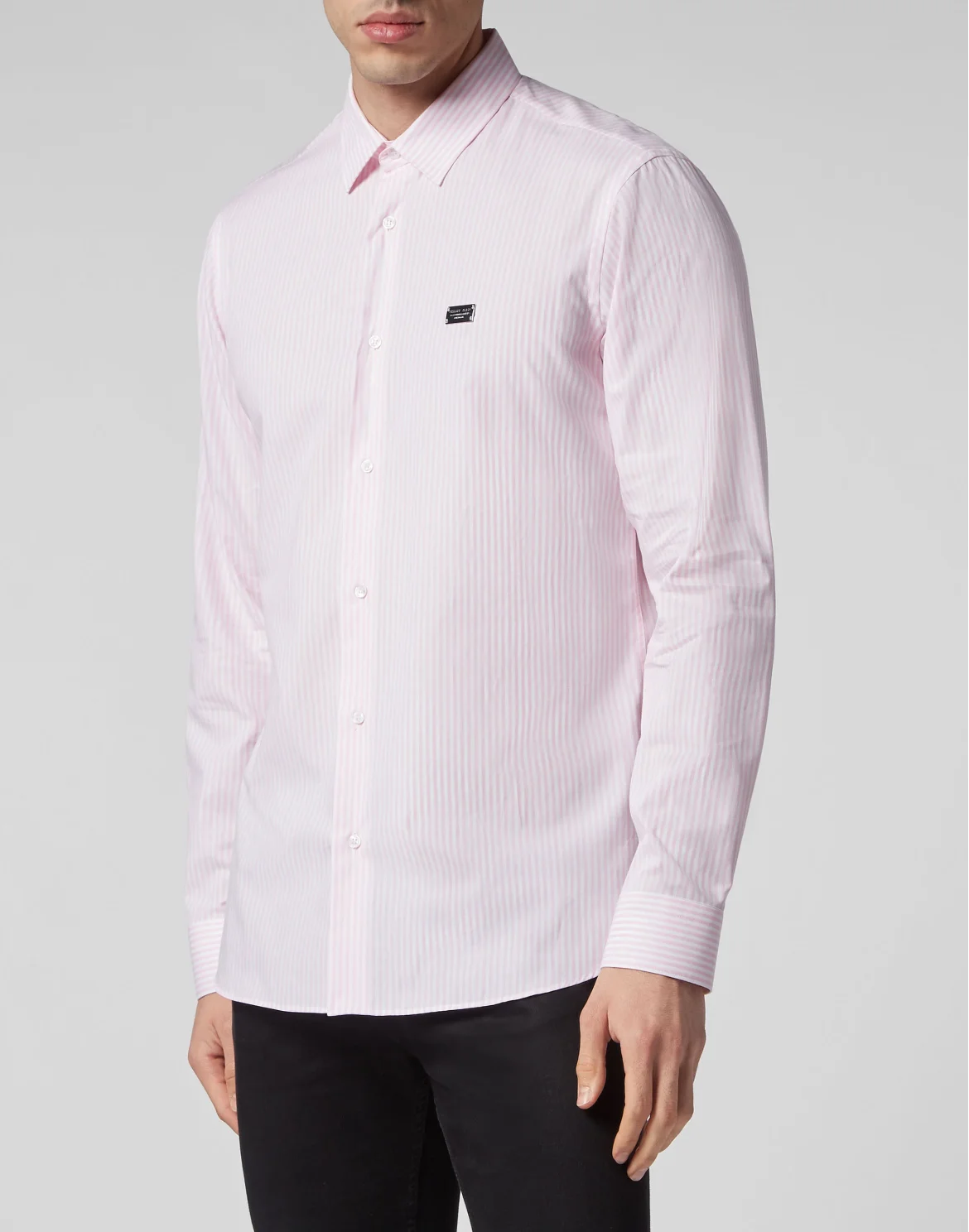 Shirt Slim Fit LS Skull&Bones, цвет: Розовый