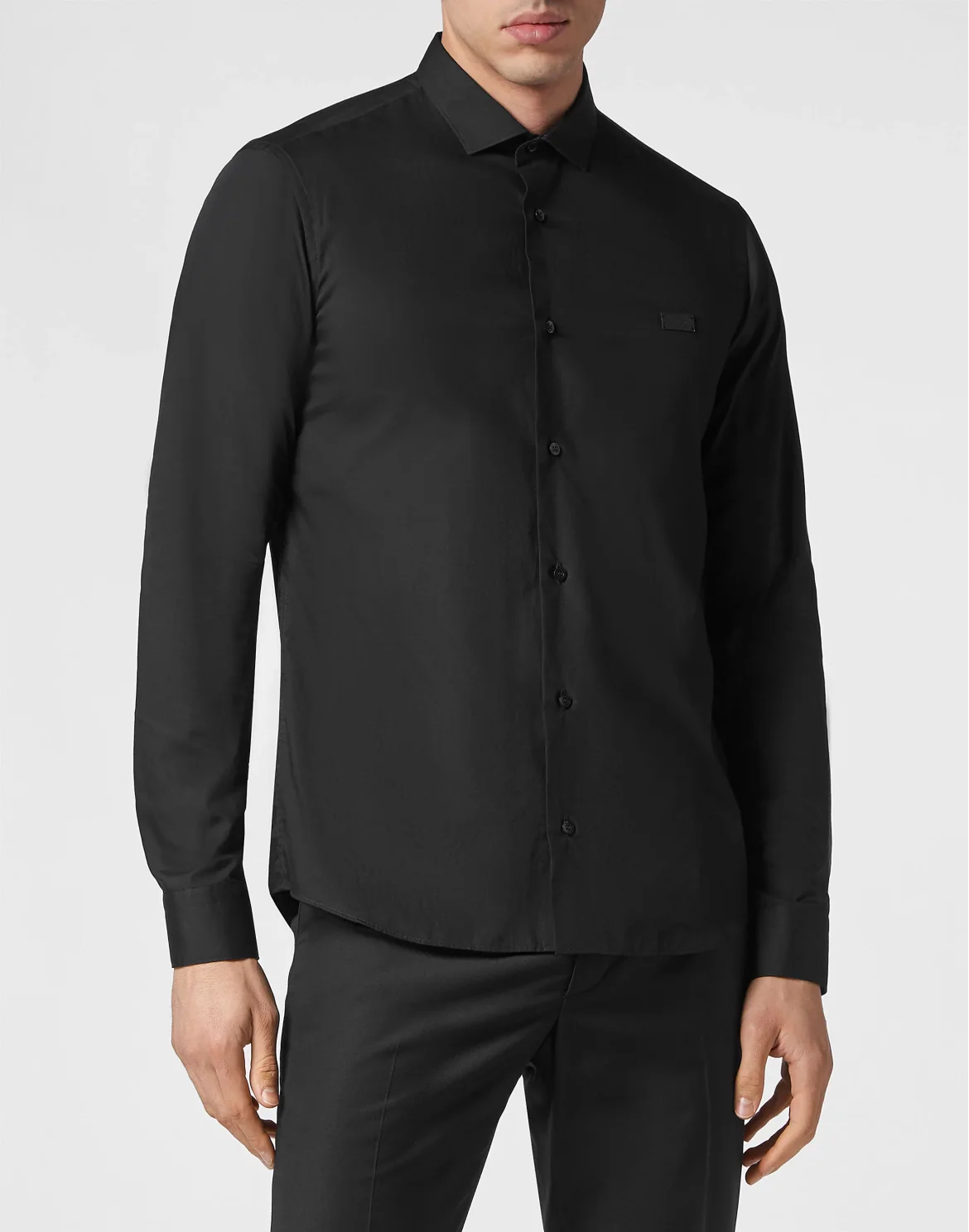 Shirt Sugar Daddy Cut LS Snake, цвет: Черный
