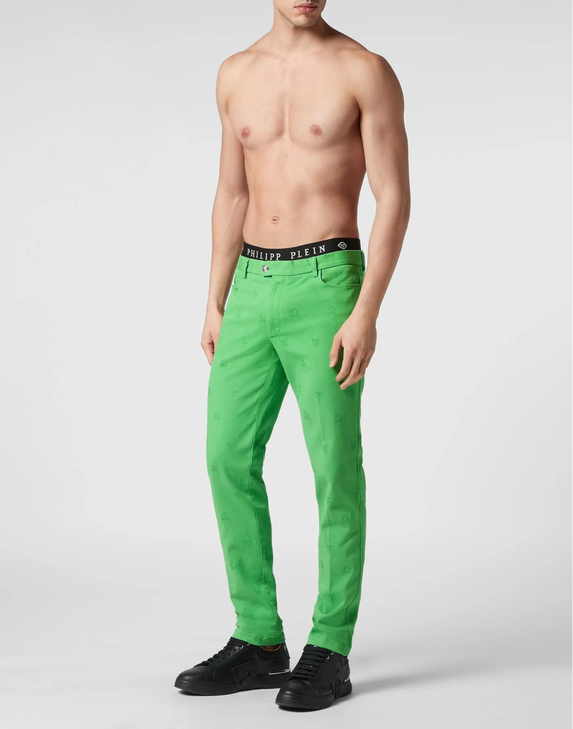 Chinos Trousers Skull, цвет: Зеленый