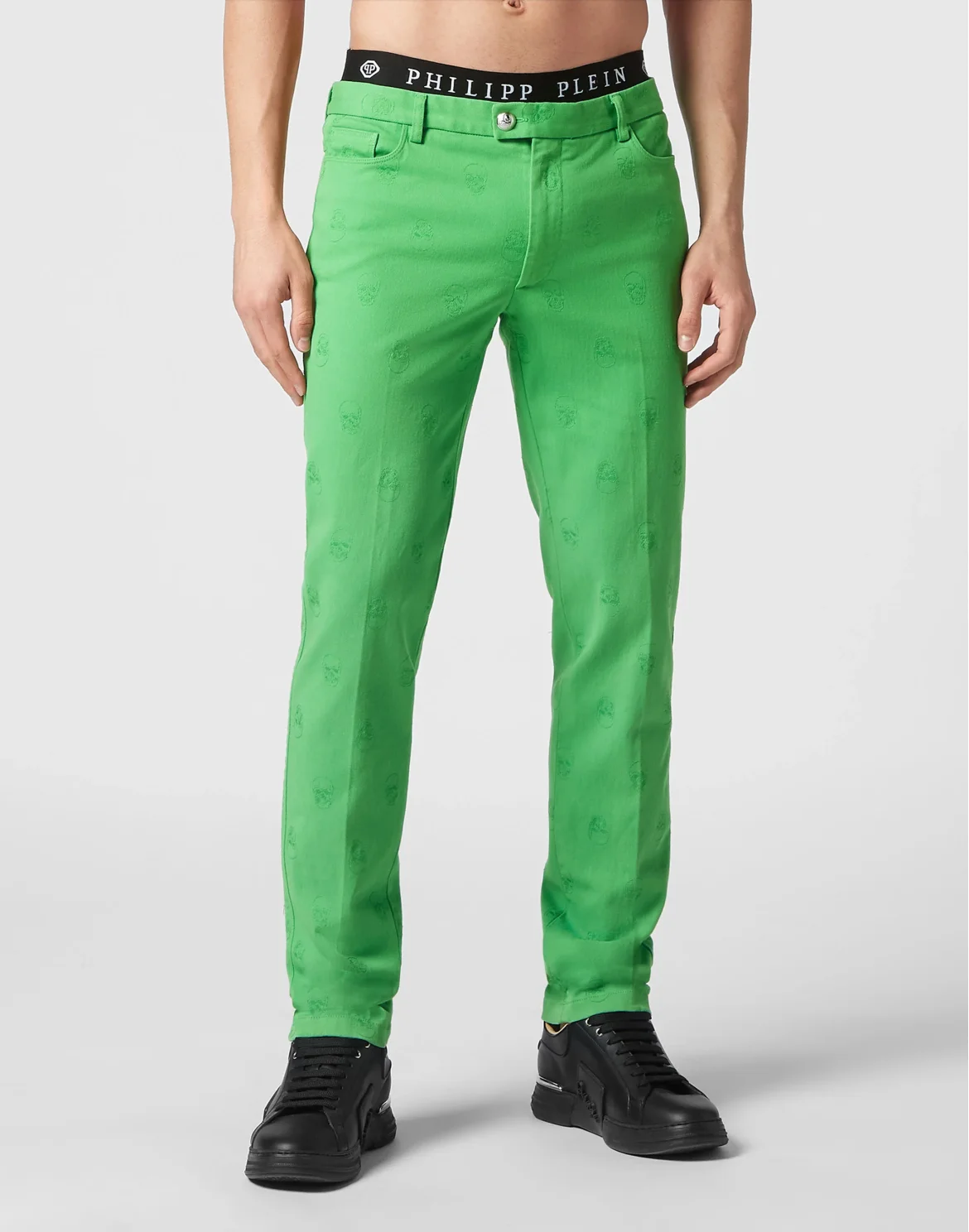 Chinos Trousers Skull, цвет: Зеленый