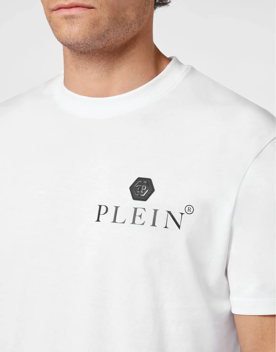 T-shirt Round Neck SS Hexagon, цвет: Белый