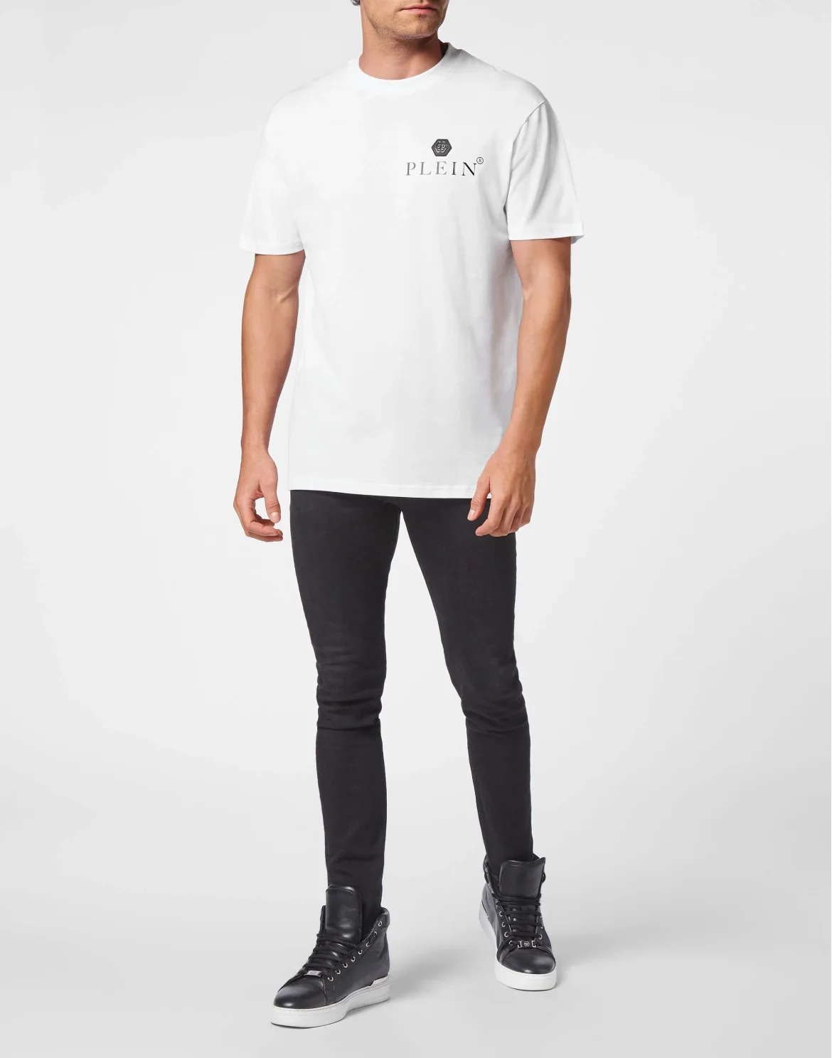 T-shirt Round Neck SS Hexagon, цвет: Белый