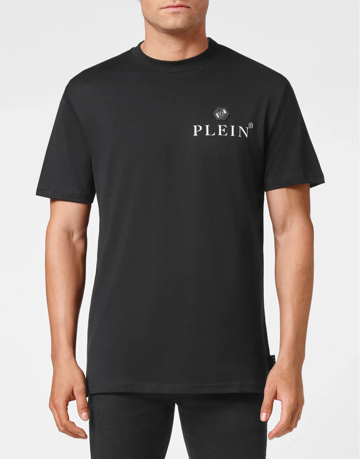 T-shirt Round Neck SS Hexagon, цвет: Черный