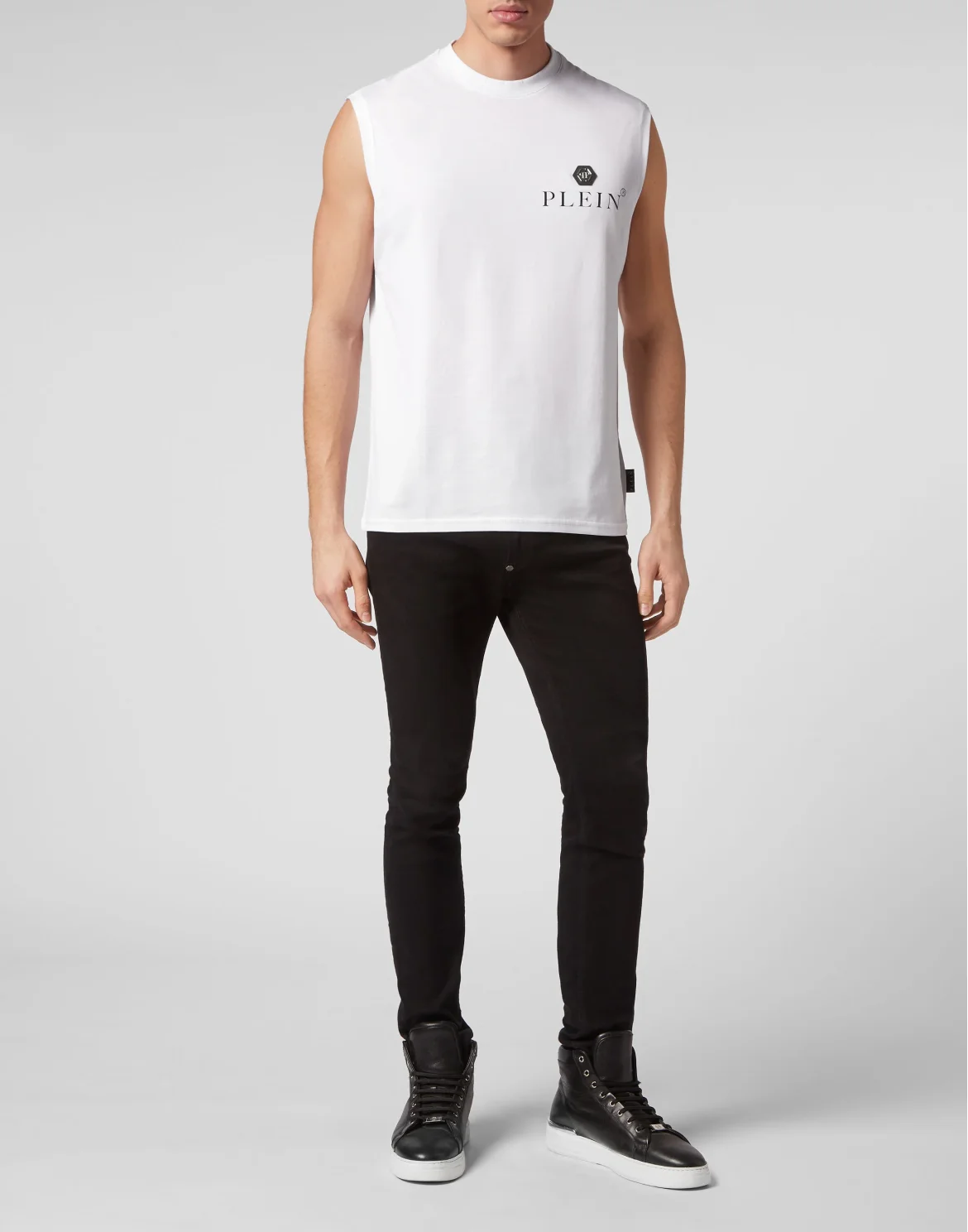 Sleeveless Top Philipp Plein TM, цвет: Белый