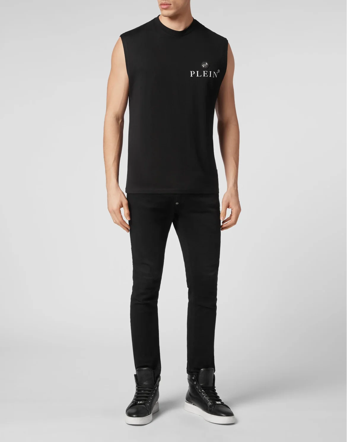 Sleeveless Top Philipp Plein TM, цвет: Черный