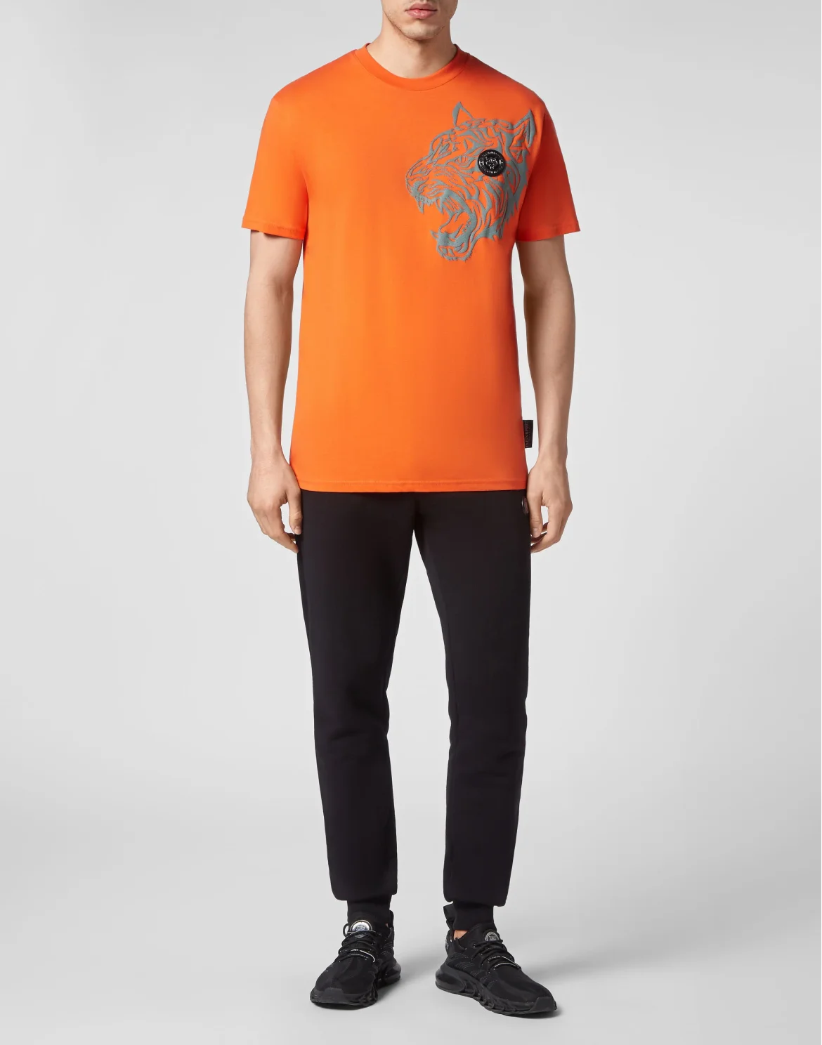 T-shirt Round Neck SS Tiger, цвет: Оранжевый