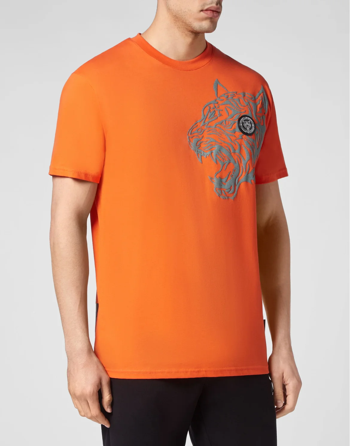 T-shirt Round Neck SS Tiger, цвет: Оранжевый