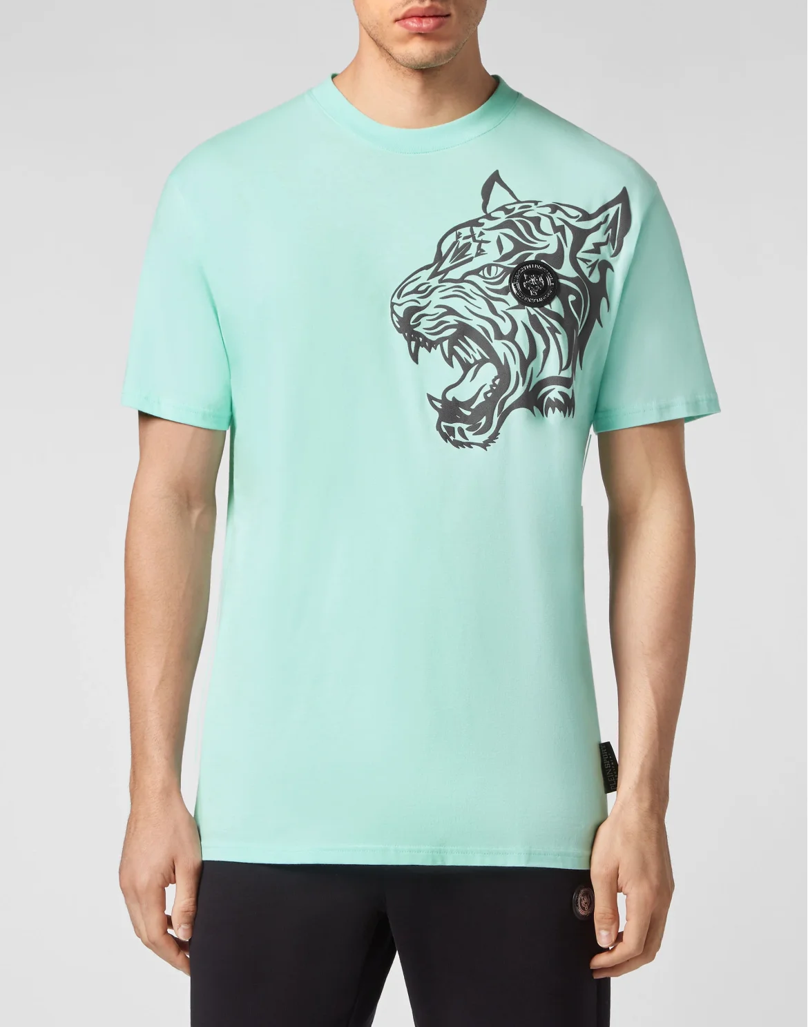 T-shirt Round Neck SS Tiger, цвет: Бирюзовый