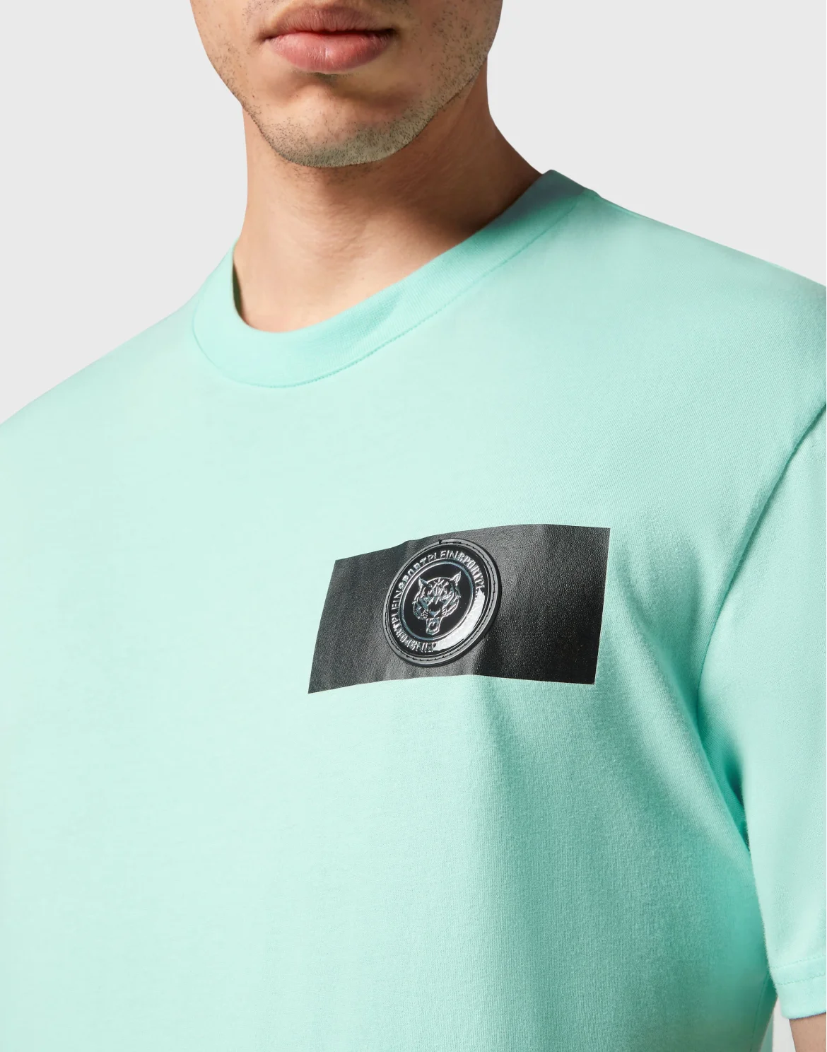T-shirt Round Neck SS Tiger, цвет: Бирюзовый