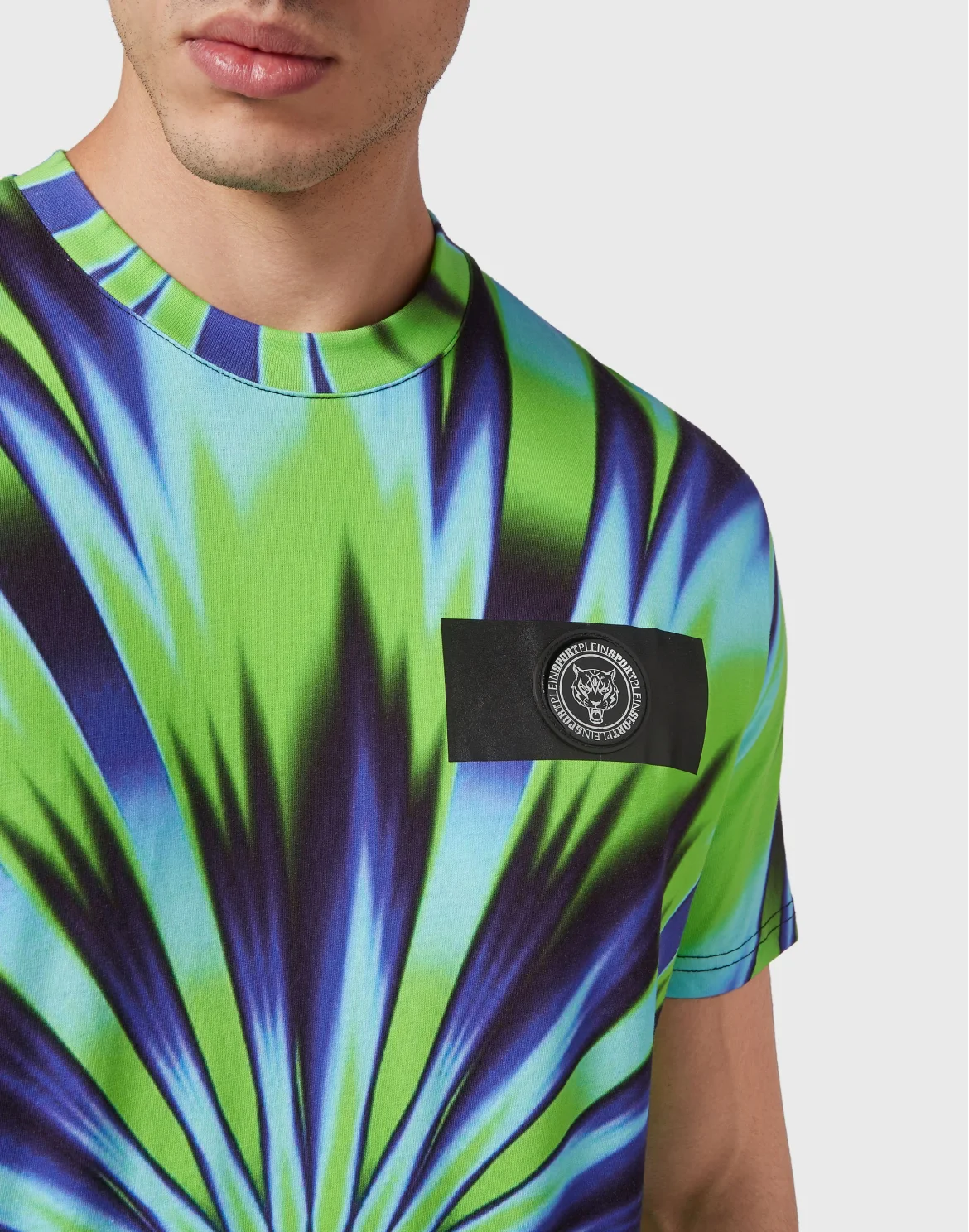 Tie-dye T-shirt Round Neck SS, цвет: Мультиколор
