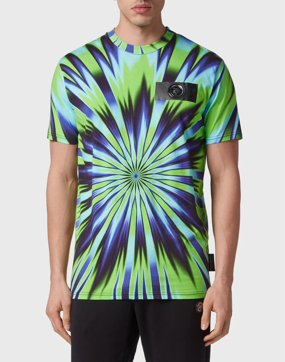 Tie-dye T-shirt Round Neck SS, цвет: Мультиколор