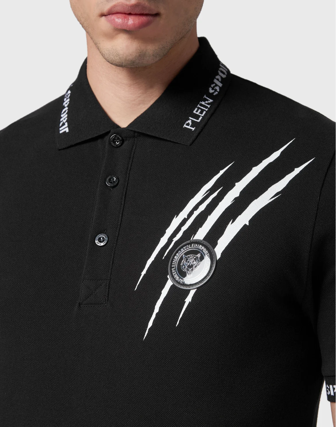 Polo Shirt SS Scratch, цвет: Черный