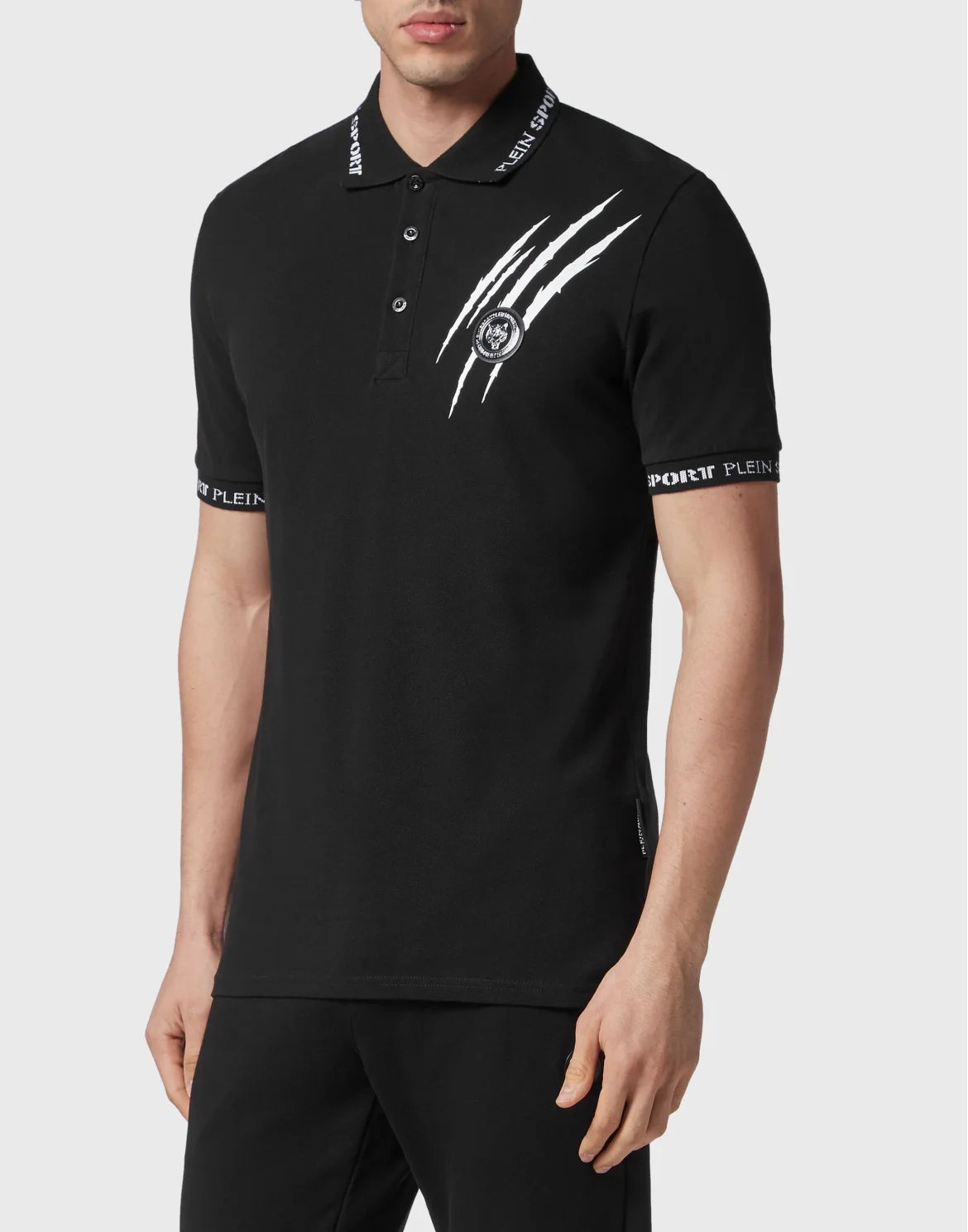 Polo Shirt SS Scratch, цвет: Черный