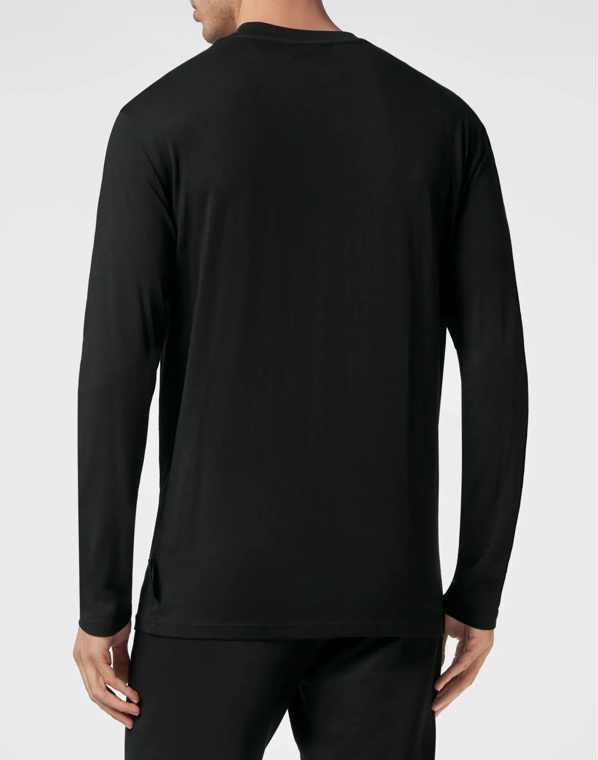 T-shirt Round Neck LS Tiger, цвет: Черный