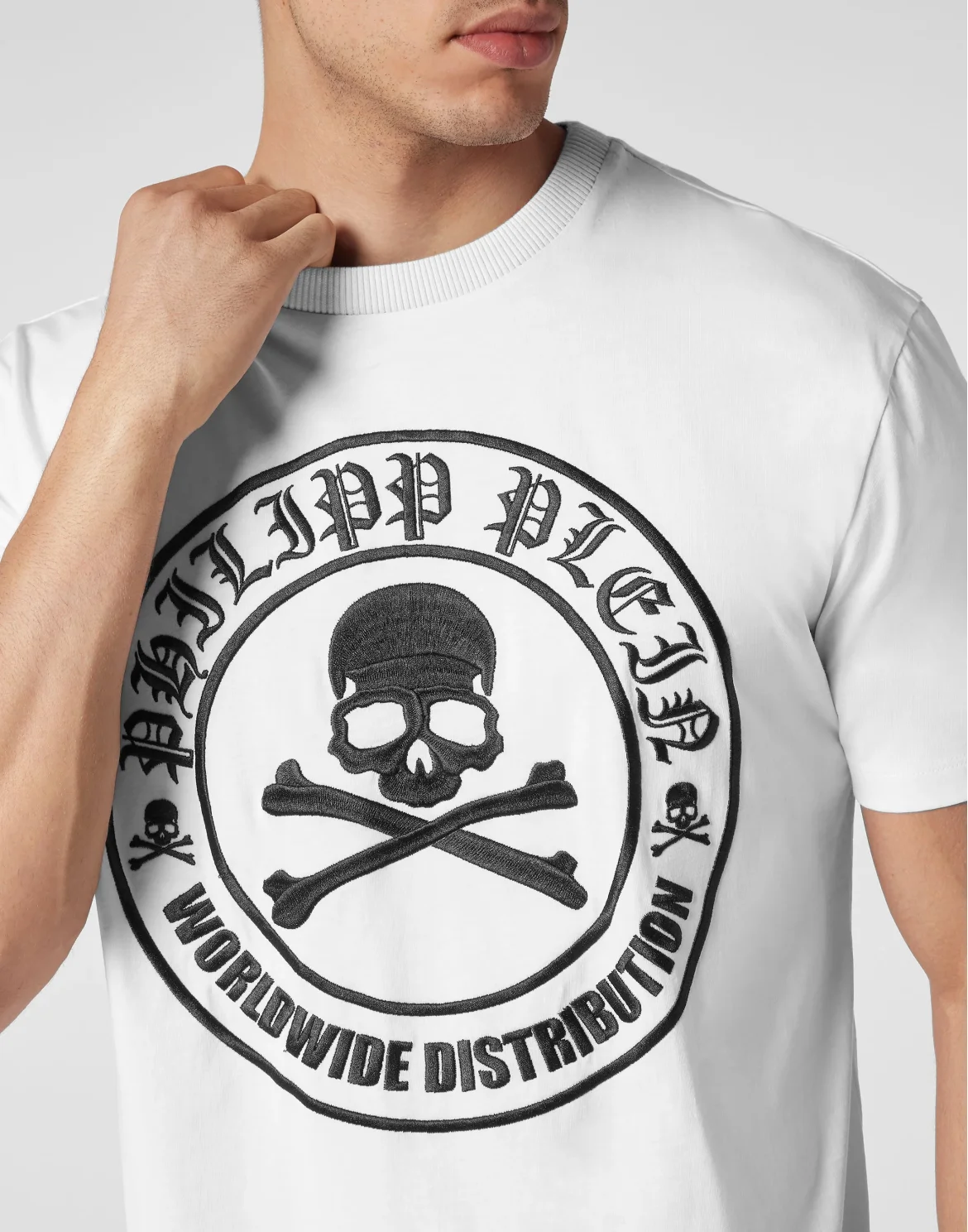 T-shirt Round Neck SS Skull&Bones, цвет: Белый