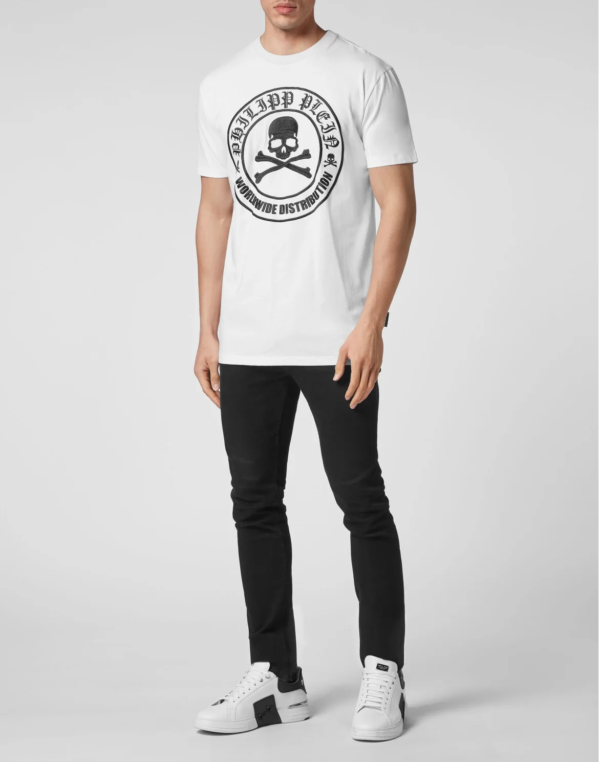 T-shirt Round Neck SS Skull&Bones, цвет: Белый