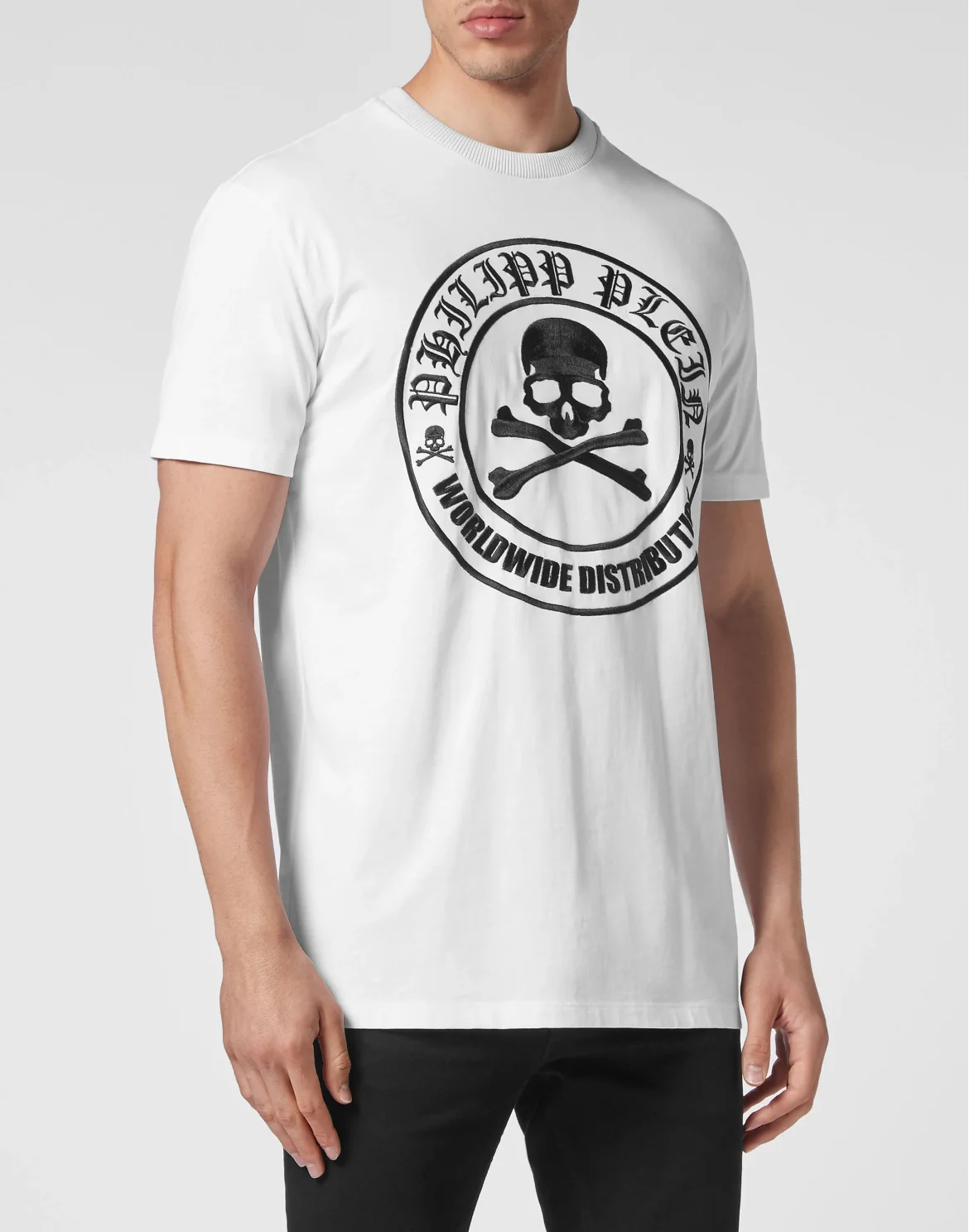 T-shirt Round Neck SS Skull&Bones, цвет: Белый