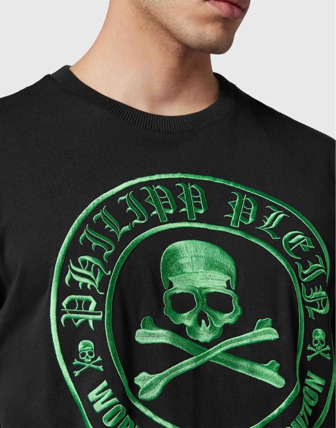 T-shirt Round Neck SS Skull&Bones, цвет: Черный