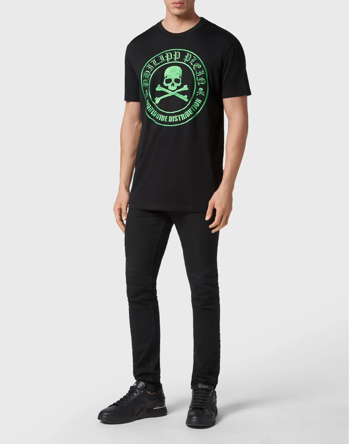 T-shirt Round Neck SS Skull&Bones, цвет: Черный