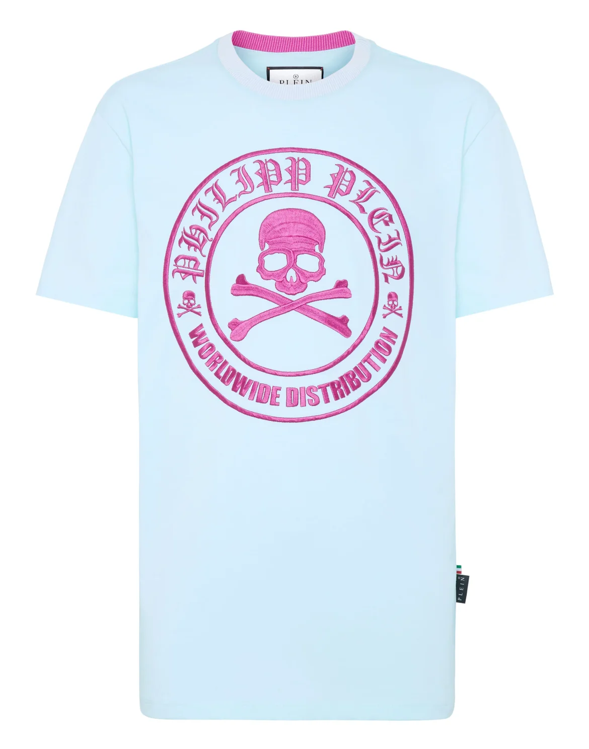 T-shirt Round Neck SS Skull&Bones, цвет: Розовый