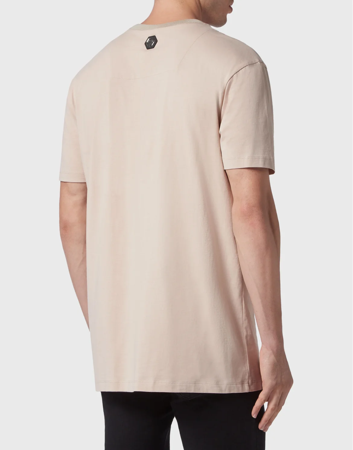T-shirt Round Neck SS Skull&Bones, цвет: Бежевый