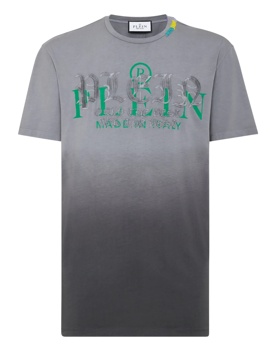 Hand Painted T-shirt Round Neck SS Gothic Plein, цвет: Черный
