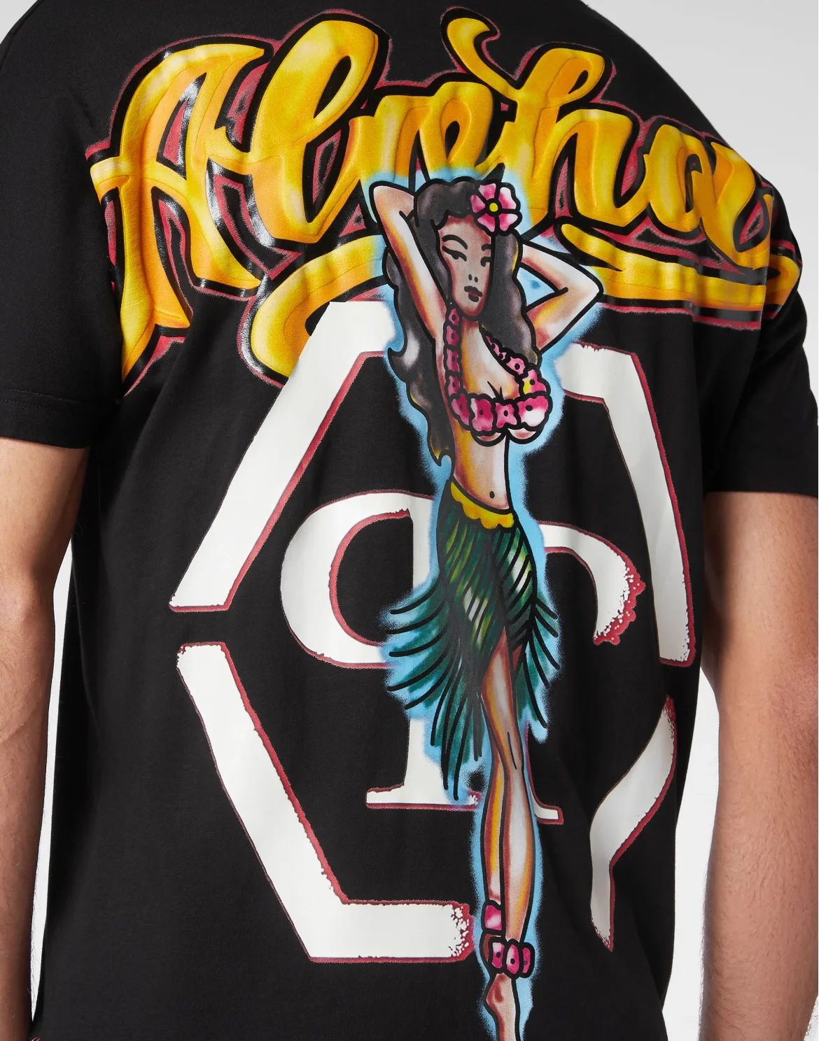 T-shirt Round Neck SS Hawaii, цвет: Черный
