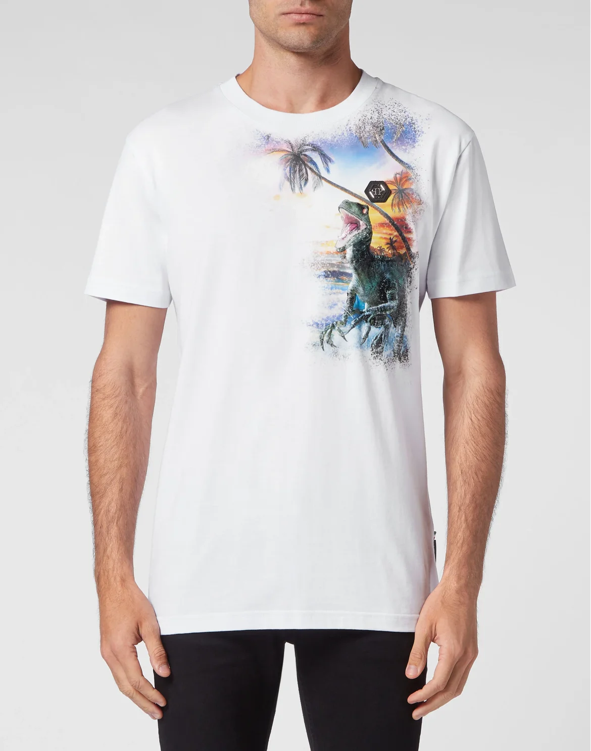 T-shirt Round Neck SS Hawaii, цвет: Белый