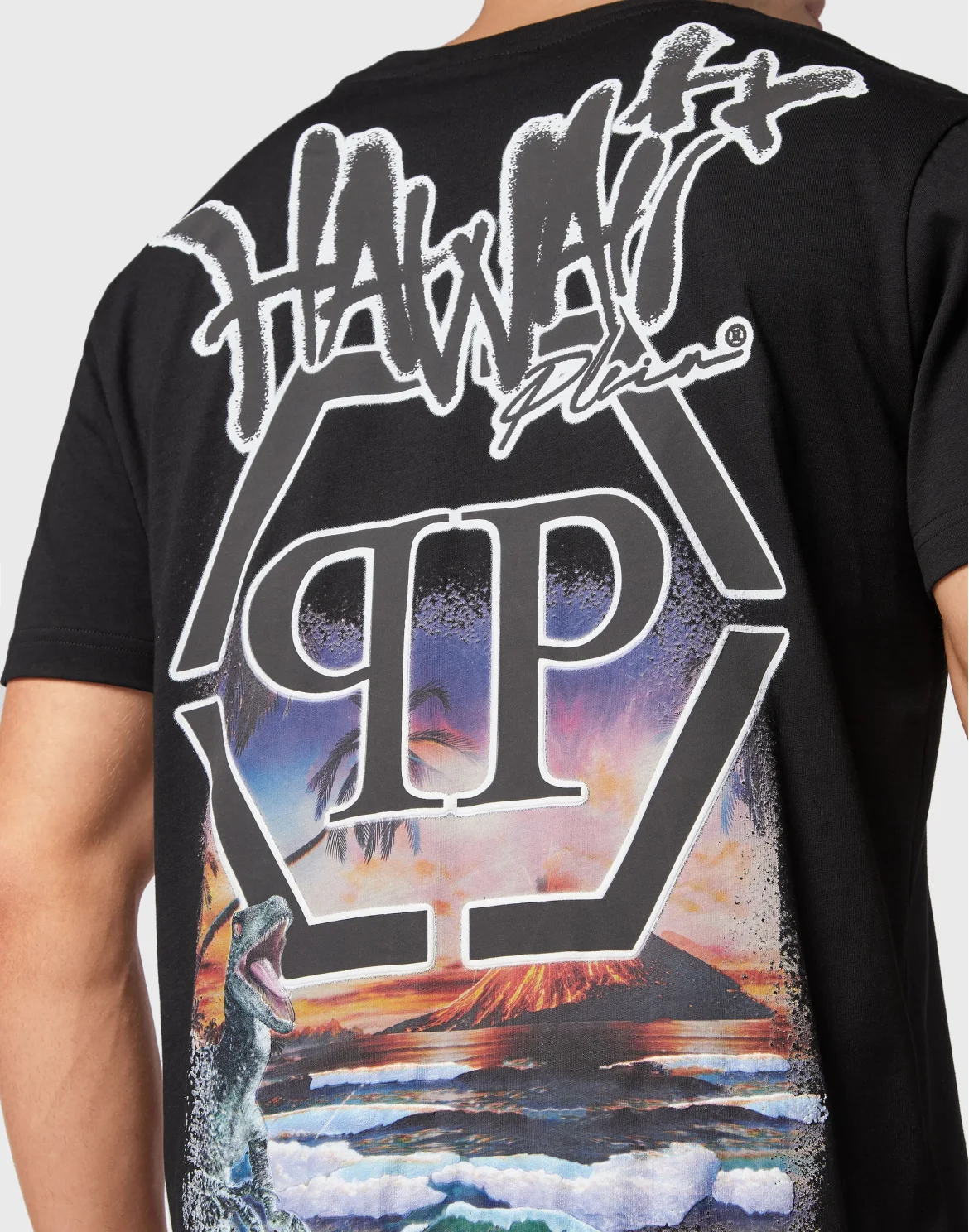 T-shirt Round Neck SS Hawaii, цвет: Черный