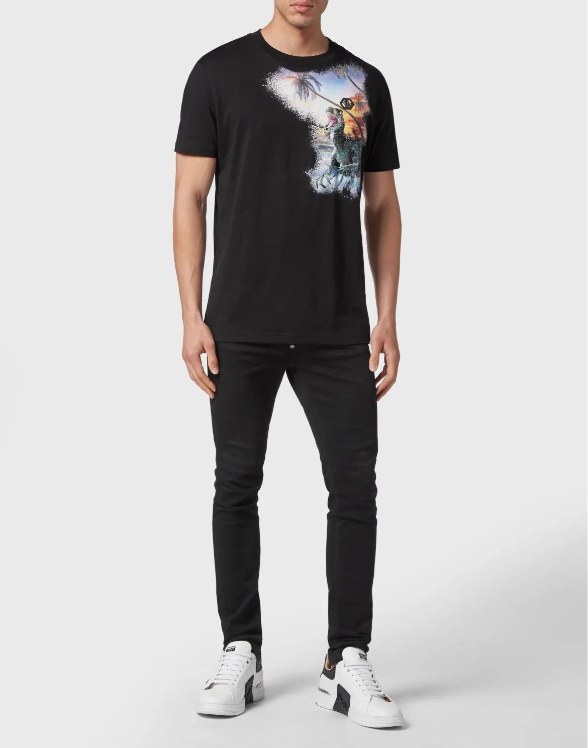 T-shirt Round Neck SS Hawaii, цвет: Черный