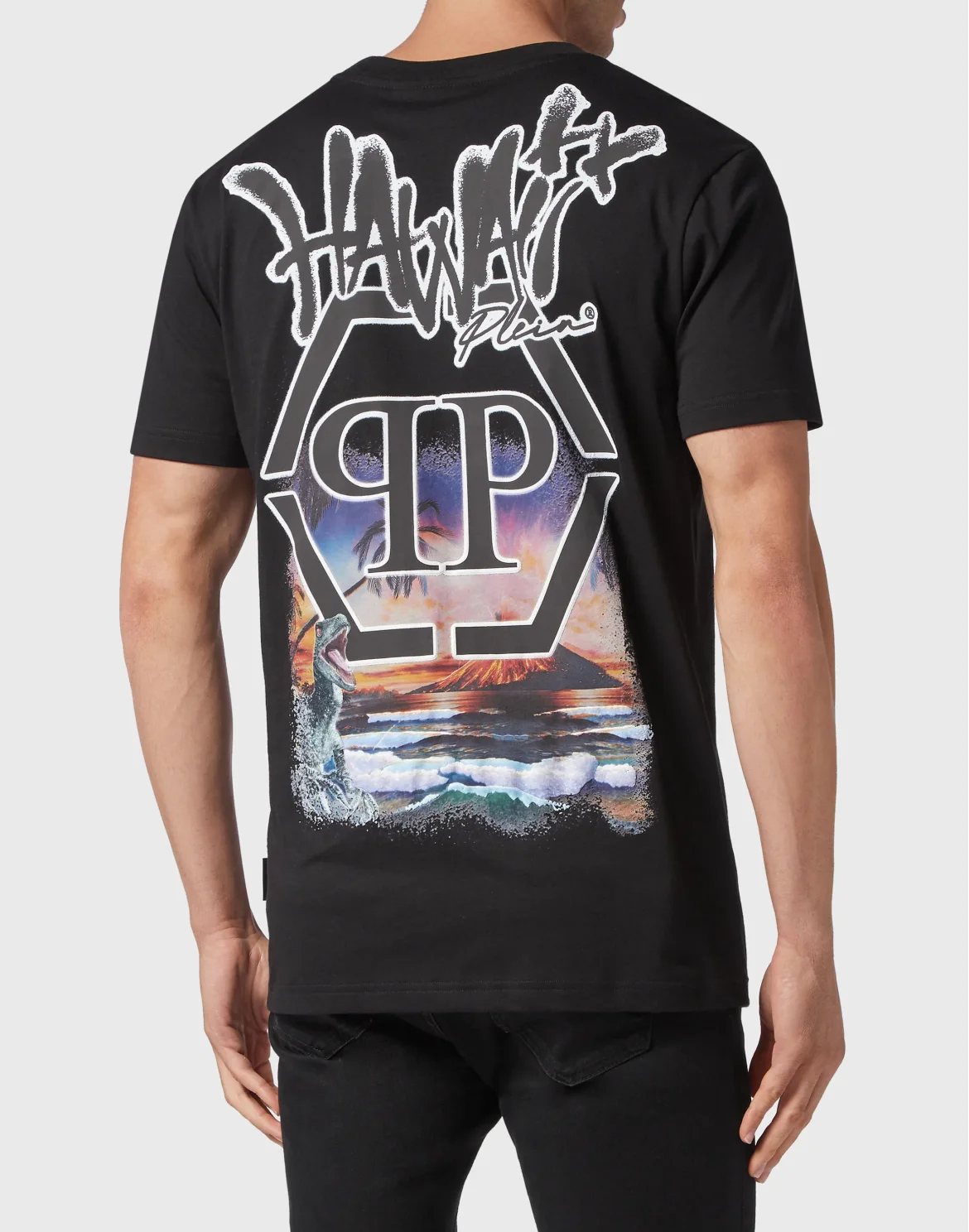 T-shirt Round Neck SS Hawaii, цвет: Черный