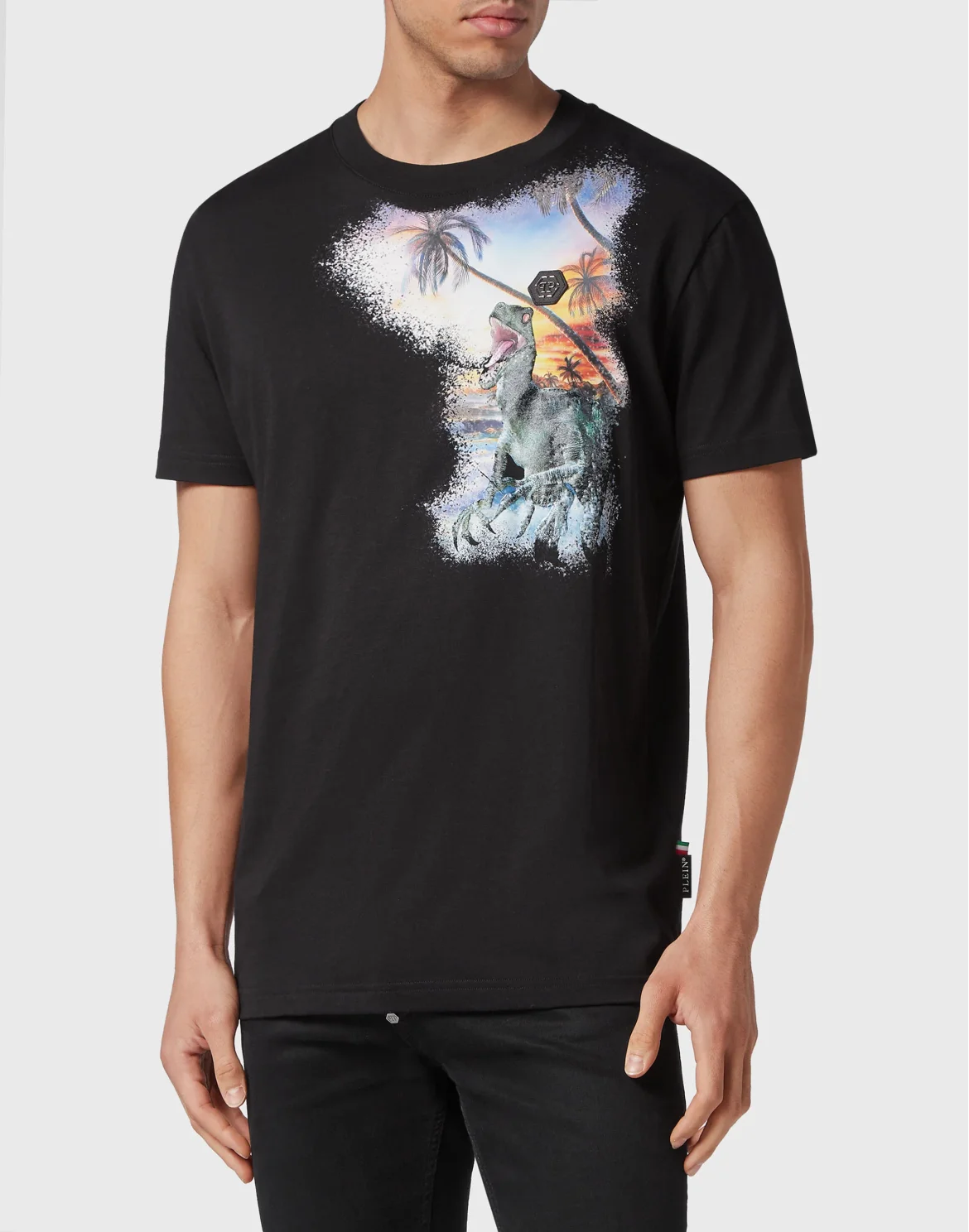 T-shirt Round Neck SS Hawaii, цвет: Черный