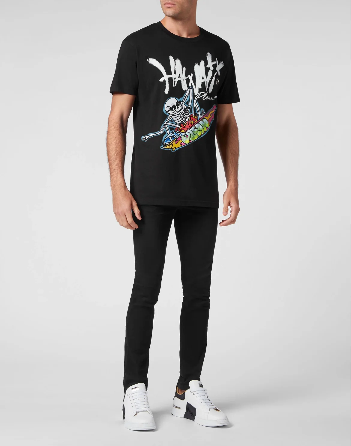 T-shirt Round Neck SS Hawaii, цвет: Черный