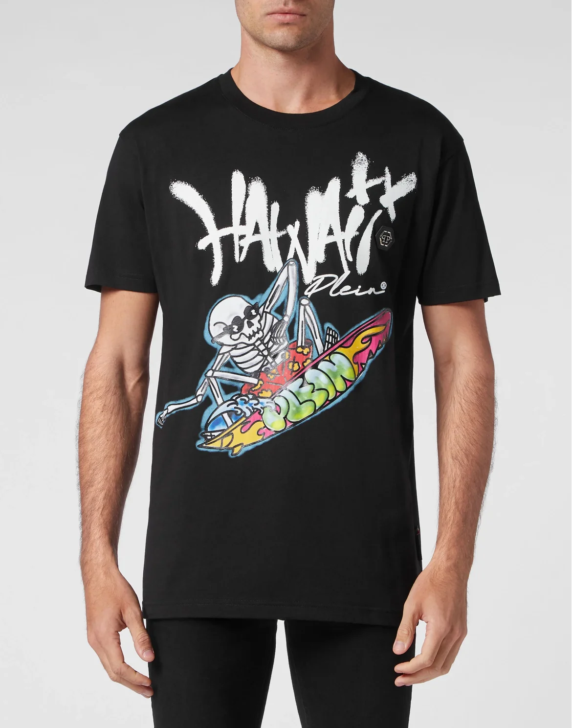 T-shirt Round Neck SS Hawaii, цвет: Черный