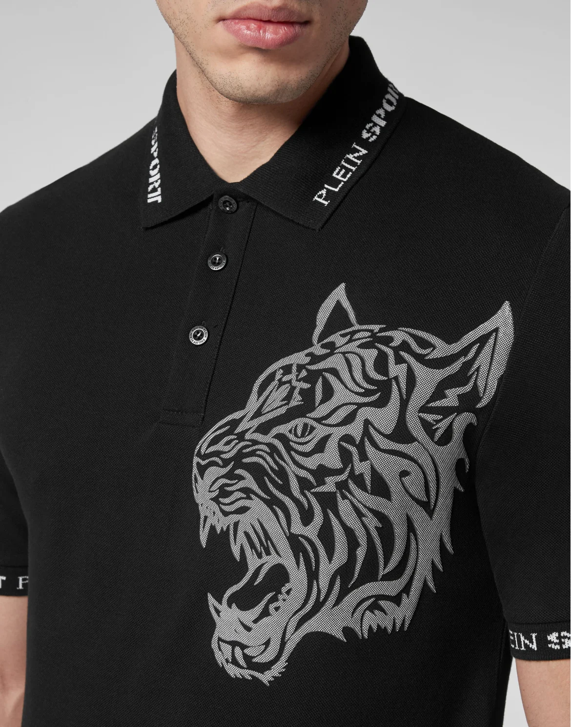 Polo Shirt SS Tiger, цвет: Черный