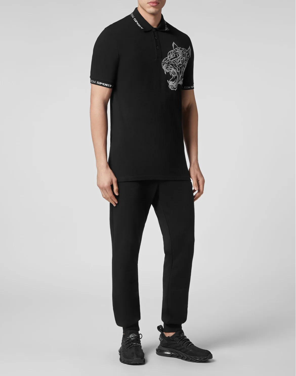 Polo Shirt SS Tiger, цвет: Черный