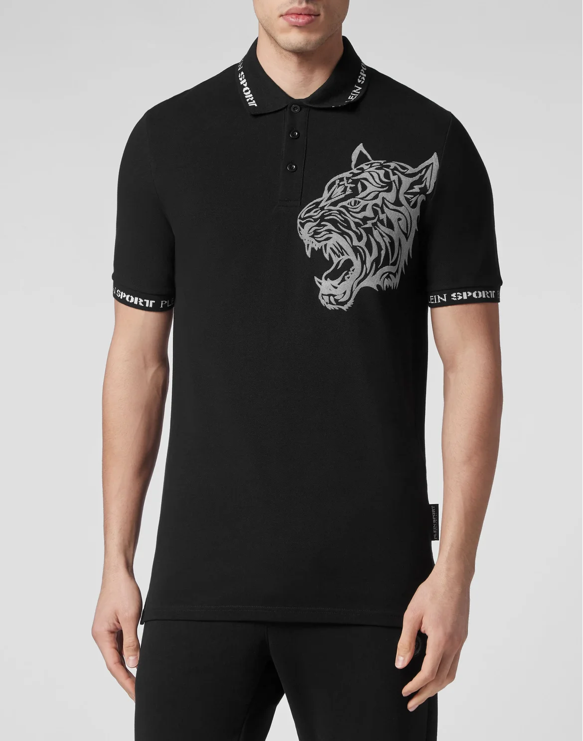 Polo Shirt SS Tiger, цвет: Черный