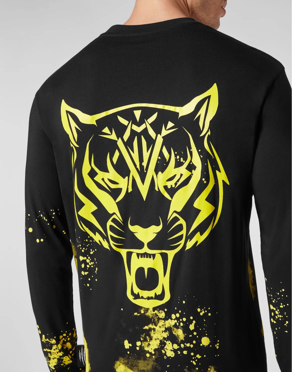 T-shirt Round Neck LS Tiger, цвет: Желтый