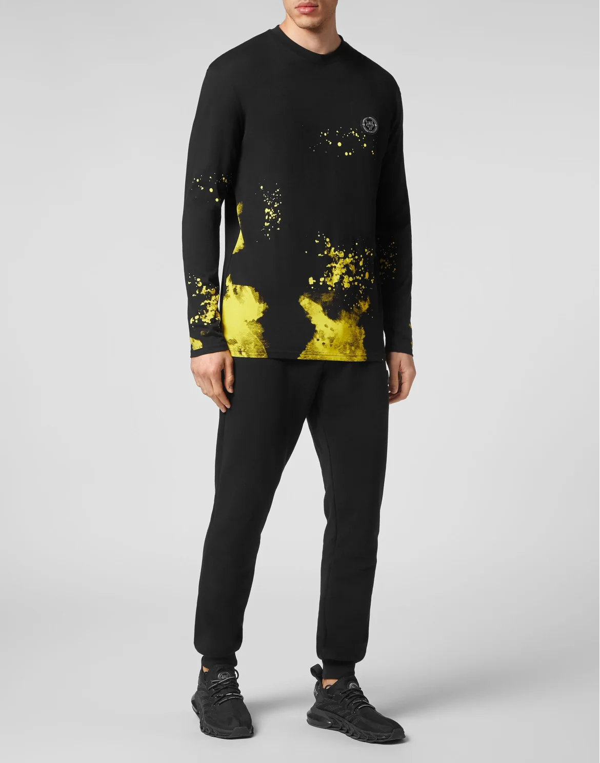 T-shirt Round Neck LS Tiger, цвет: Желтый