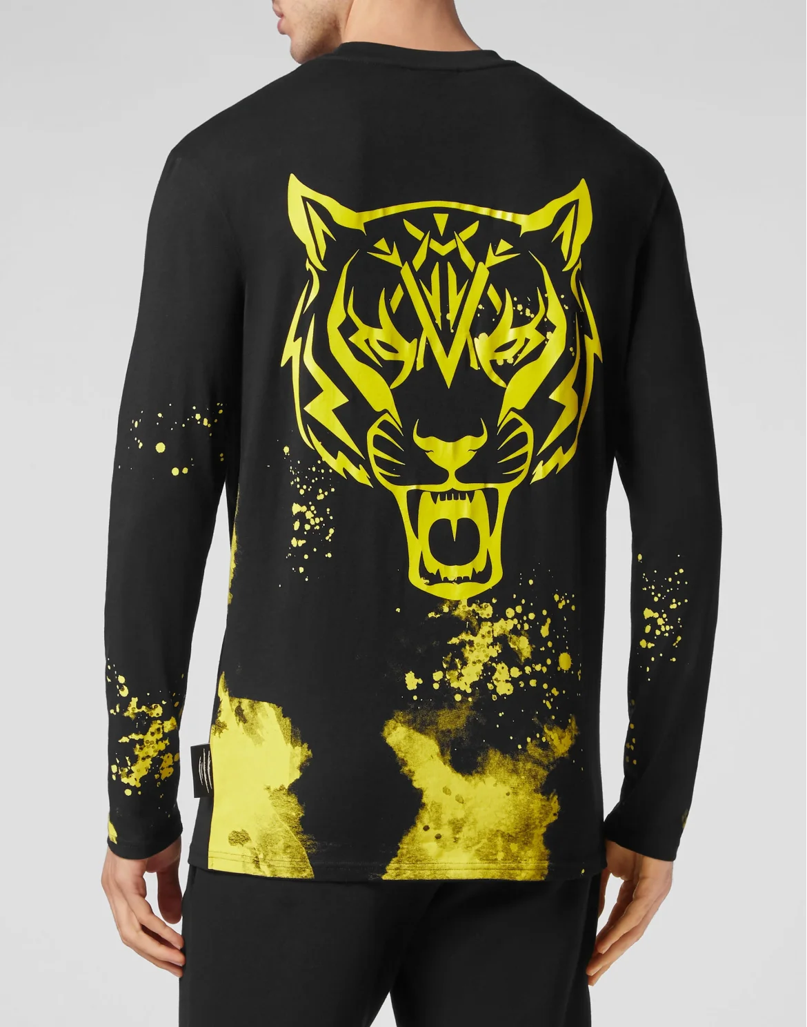 T-shirt Round Neck LS Tiger, цвет: Желтый